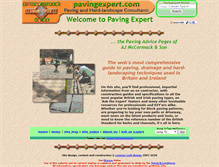 Tablet Screenshot of pavingexpert.com